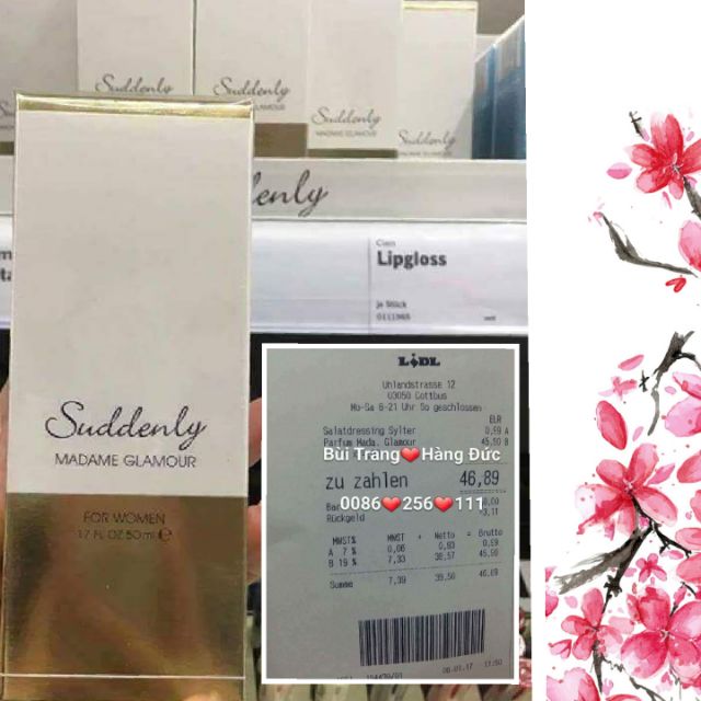 Nước hoa Suddenly 50ml