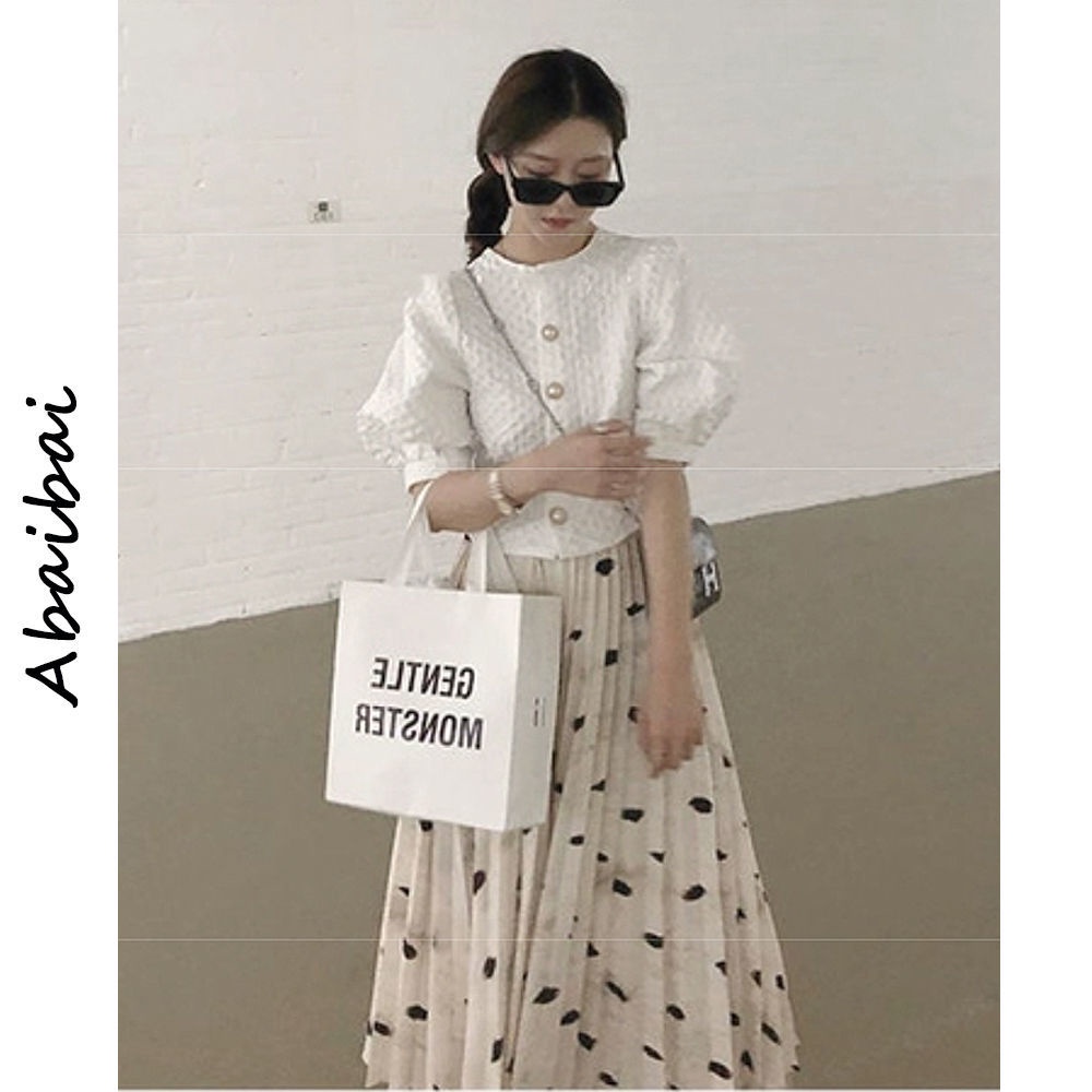 Áo Sơ Mi Trắng Tay Ngắn Dáng Rộng Phong Cách Pháp Thời Trang Mùa Hè Mới 2022 Cho Nữ