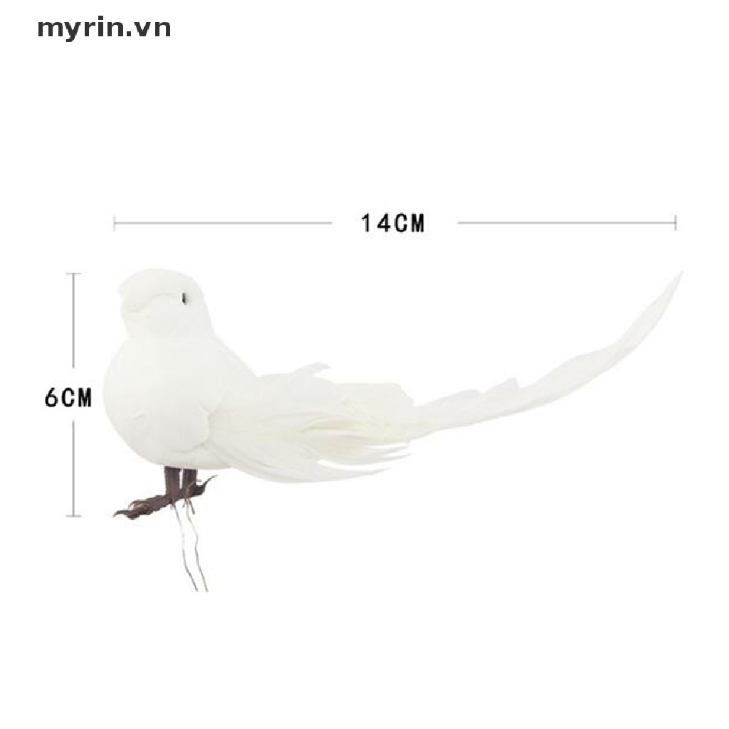 1 Chú Chim Nhân Tạo mini Bằng Xốp Dùng Để Trang Trí