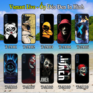 Ốp lưng Vsmart Live dẻo đen in hình Cool Ngầu