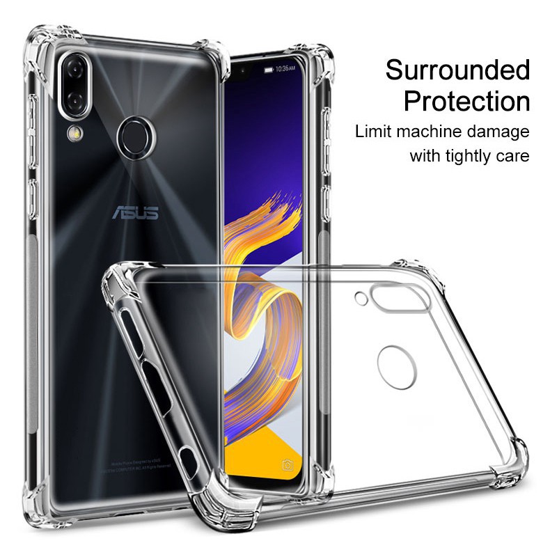 Ốp lưng trong suốt đơn giản cho Asus Zenfone 5z ZS620KL