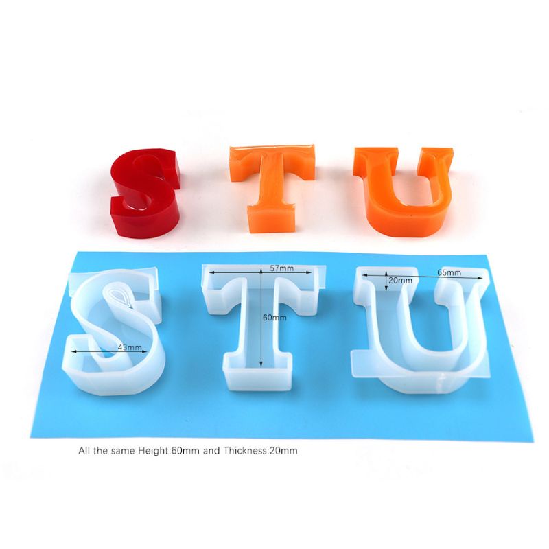 Khuôn Silicone Làm Chữ Trang Trí Nghệ Thuật DIY