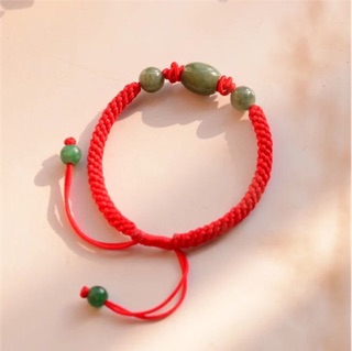 Vòng Tay Chỉ Đỏ Mix Charm Trụ