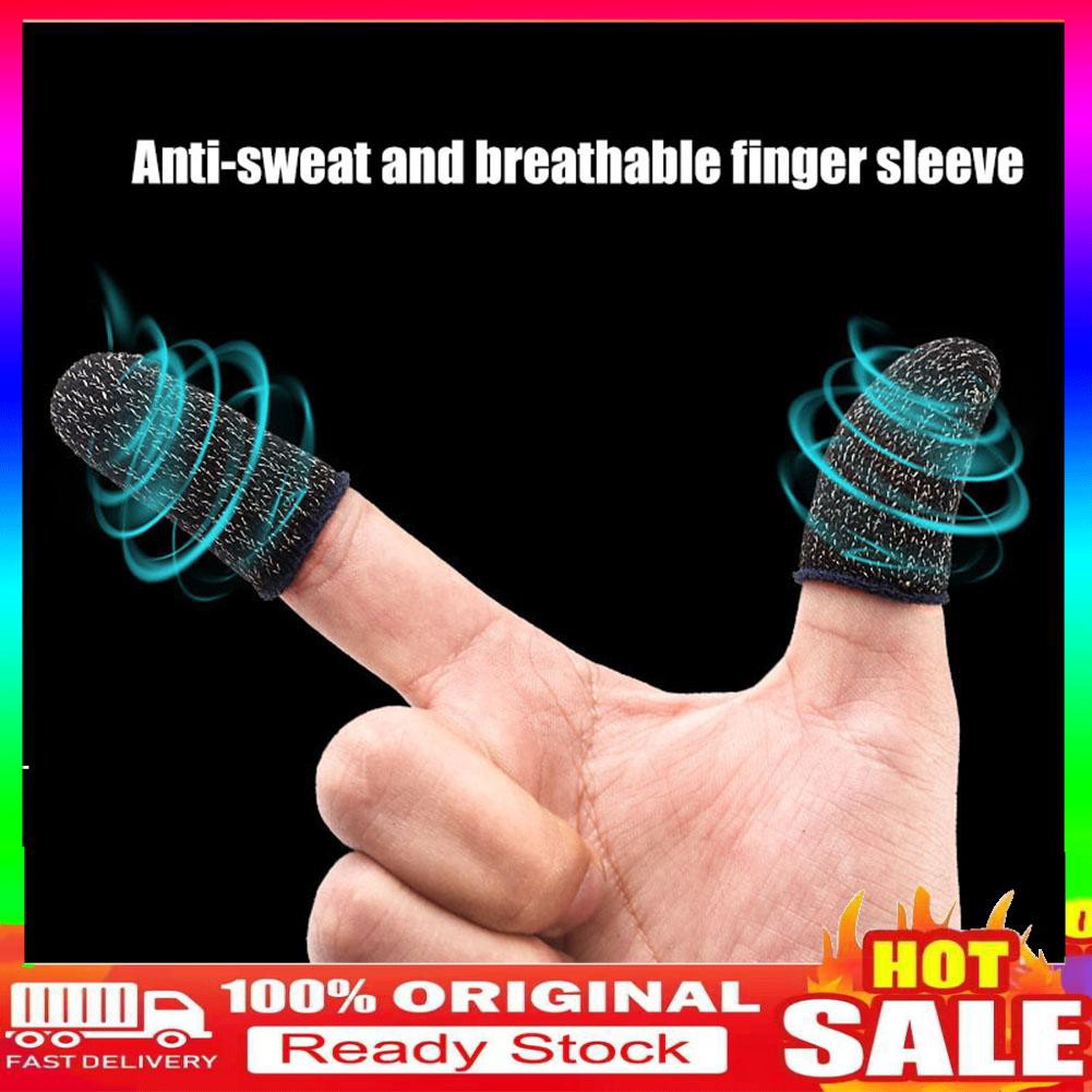 ✡YYS✡Breathable Non-Slip Mobile Phone Game Touch Screen Finger Sleeve Controller