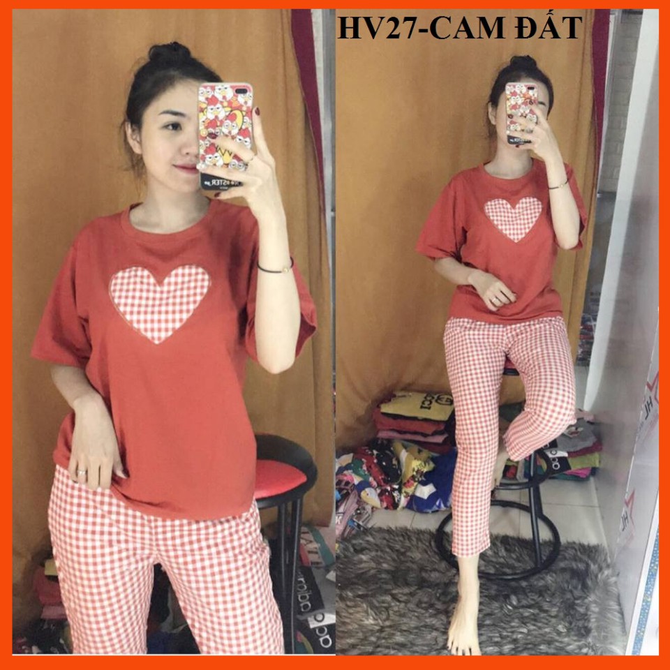 Đồ bộ thun cotton ♥ SIÊU GIẢM♥ DUY NHẤT HÔM NAY🎁 đồ bộ kiểu mới nhất