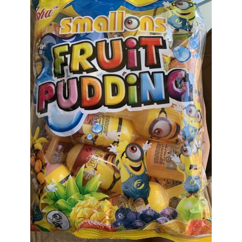 Thạch trái cây FRUIT PUDDING MINION 840g ngon ngon ngọt ngọt chua chua bé nào cũng mê