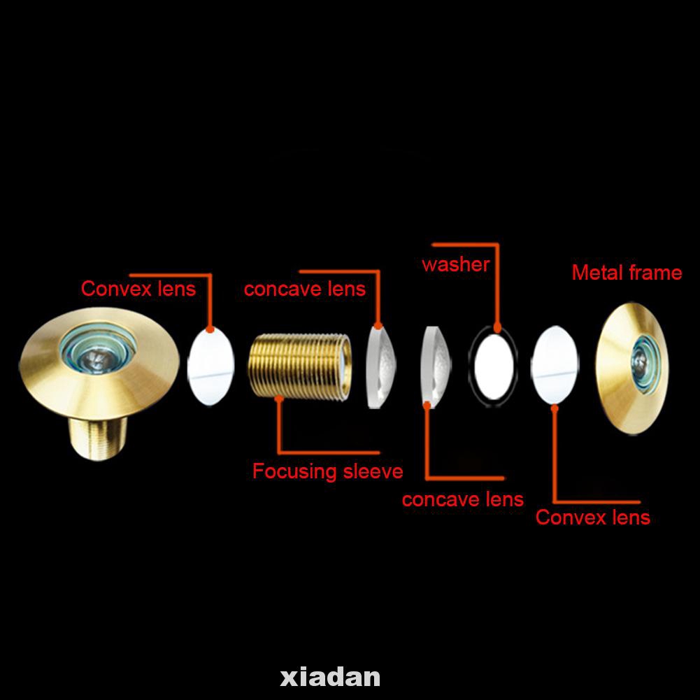 Mắt thần chống trộm bằng đồng có nắp che an ninh cho nhà cửa