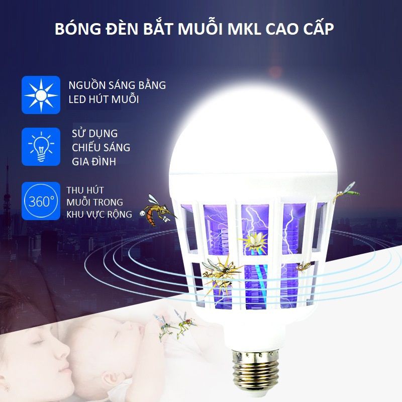 BÓNG ĐÈN BẮT MUỖI MKL- UC-0C96-3