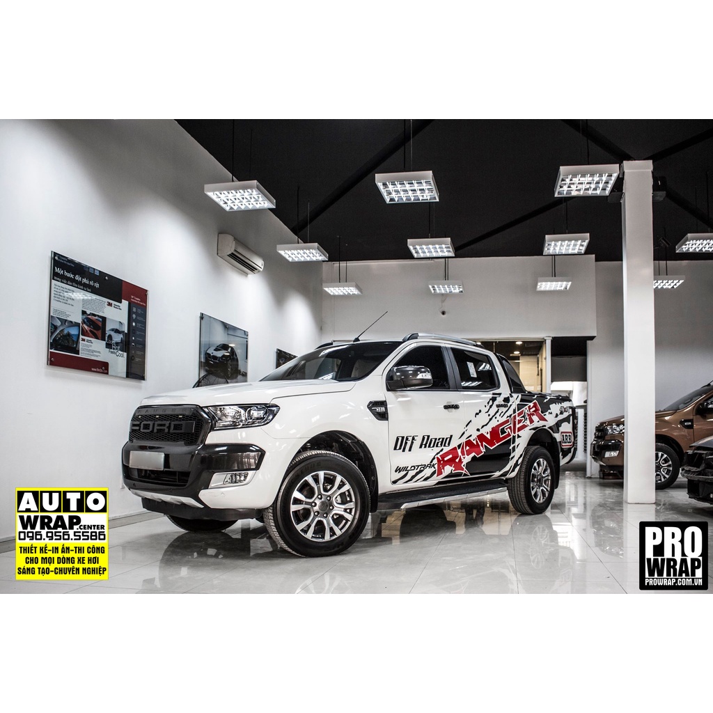 Tem họa tiết xe Ranger Offroad ARB - Tem họa tiết ô tô Ford, tem dán sườn xe thể thao