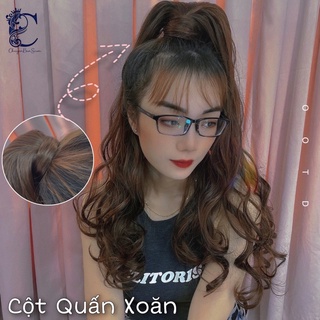 Tóc giả cột dây quấn xoăn dài cực đẹp rẻ