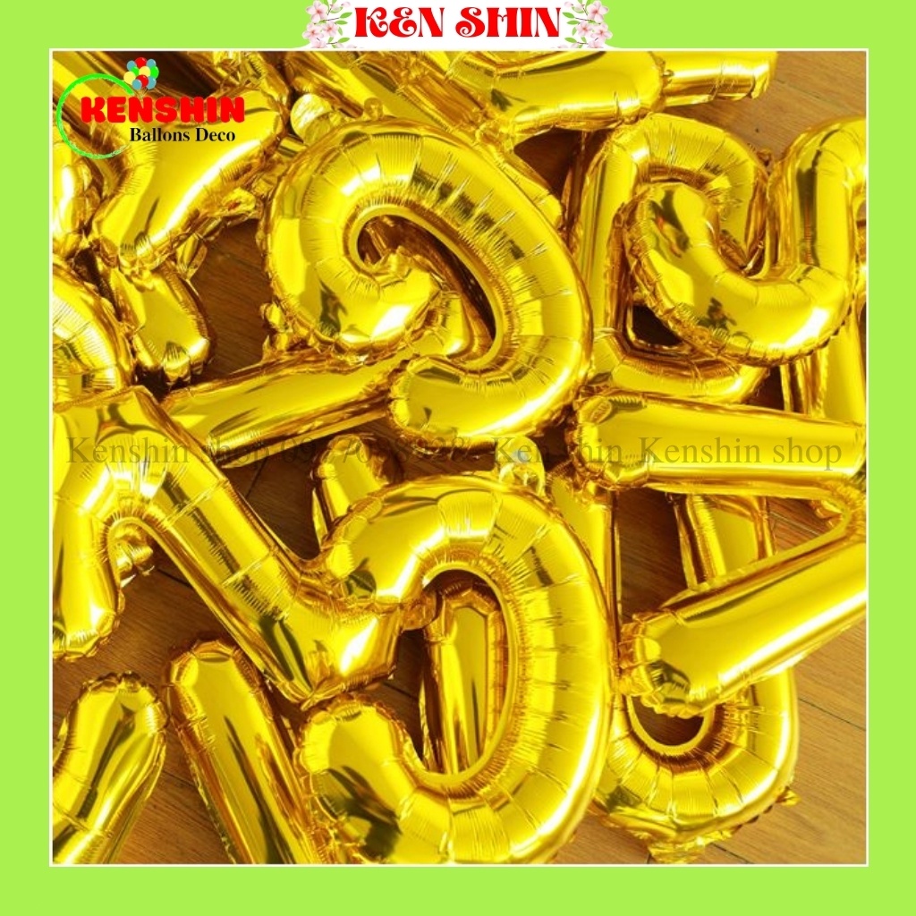 Bóng Trang Trí 🎈FREE SHIP🎈Bóng Bay Trang Trí Sinh Nhật Chữ Ghép Tên 6k/chữ cái Bong Bóng Set Đồ Phụ Kiện