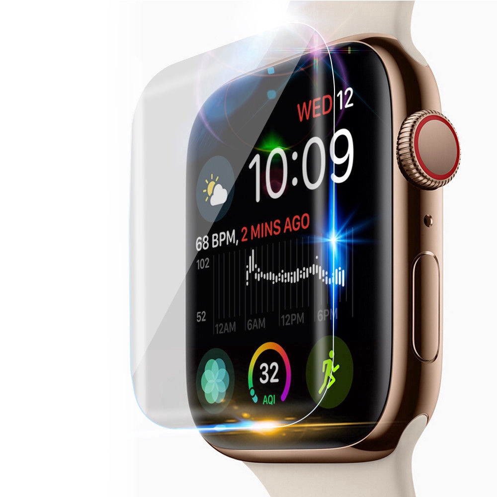 Set 3 Miếng Dán Bảo Vệ Màn Hình Đồng Hồ Apple Watch iWatch Series 4 40 / 44MM