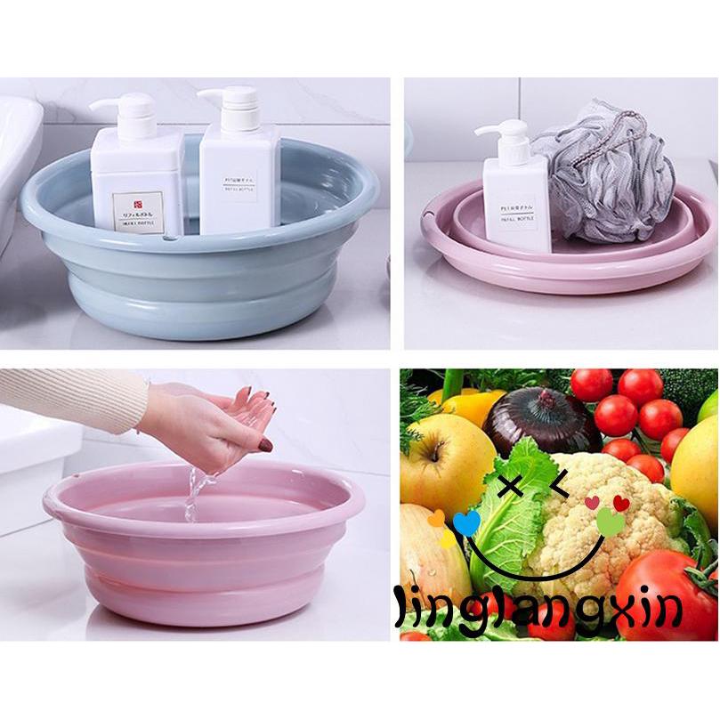 Thau nhựa silicon có thể xếp gọn tiện dụng