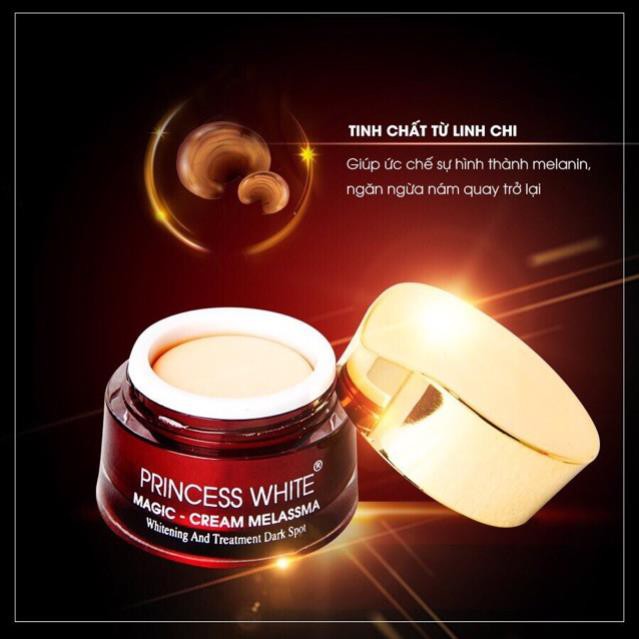 KEM NGỪA NÁM MAGIC PRINCESS WHITE HỘP 20G (2 hop)