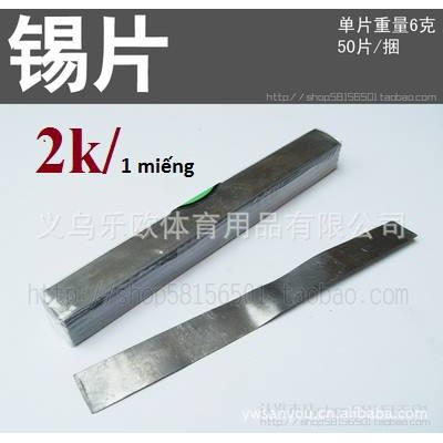 Chì lá dài 10cm 6g 2k 2k 2k 2k