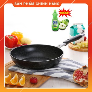 [FREESHIP TỪ 200K] Chảo Sara chống dính vân đá sâu lòng dùng được bếp từ các cỡ (20cm-24cm-26cm-28cm-30cm)