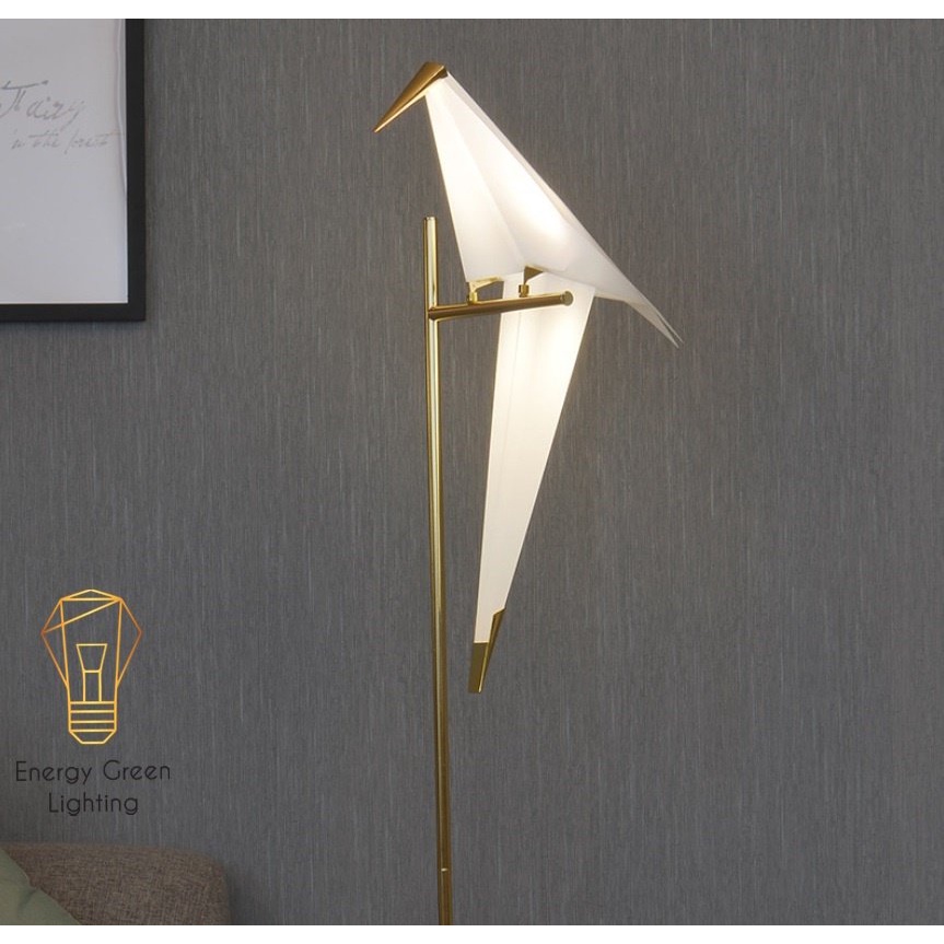 Đèn Cây Đứng Chim Hạc Cao Cấp Energy Green Lighting DB-C1 - Cao 165cm - Trang Trí Phòng Khách,Phòng Ngủ,Đọc Sách