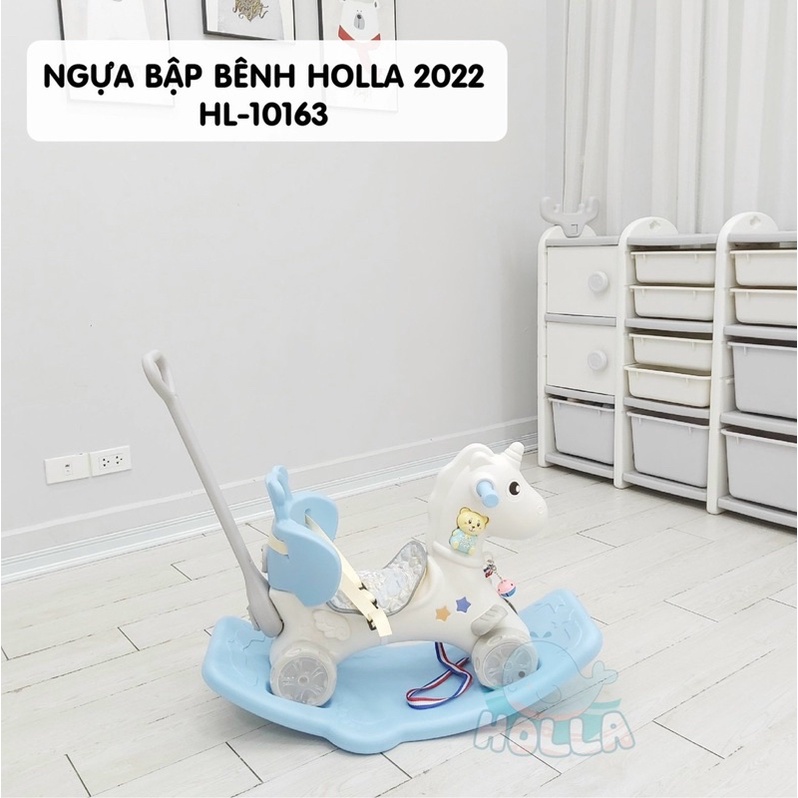 Ngựa bập bênh Holla, xe đẩy kiêm xe chòi chân Holla mới nhất