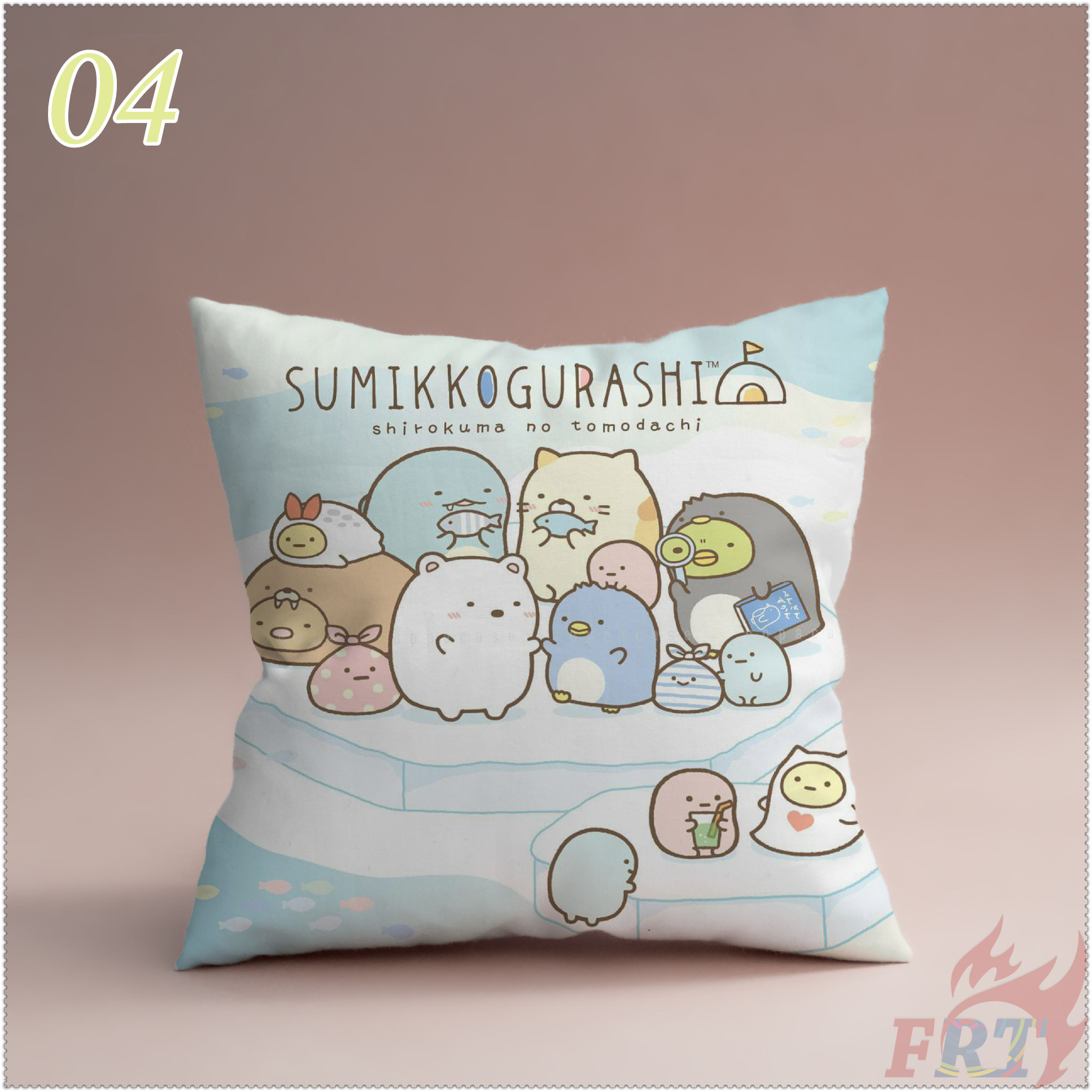 1 Vỏ Gối Sofa Trang Trí Hình Sumikkogurashi Series 03