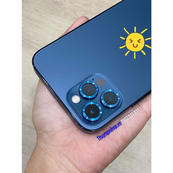 Viền nhôm không kính siêu mỏng camera IP 12 Pro / IP 12 Pro Max