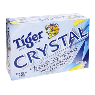 1 thùng Tiger bạc 24 lon loại cao - lon lẻ 330ml