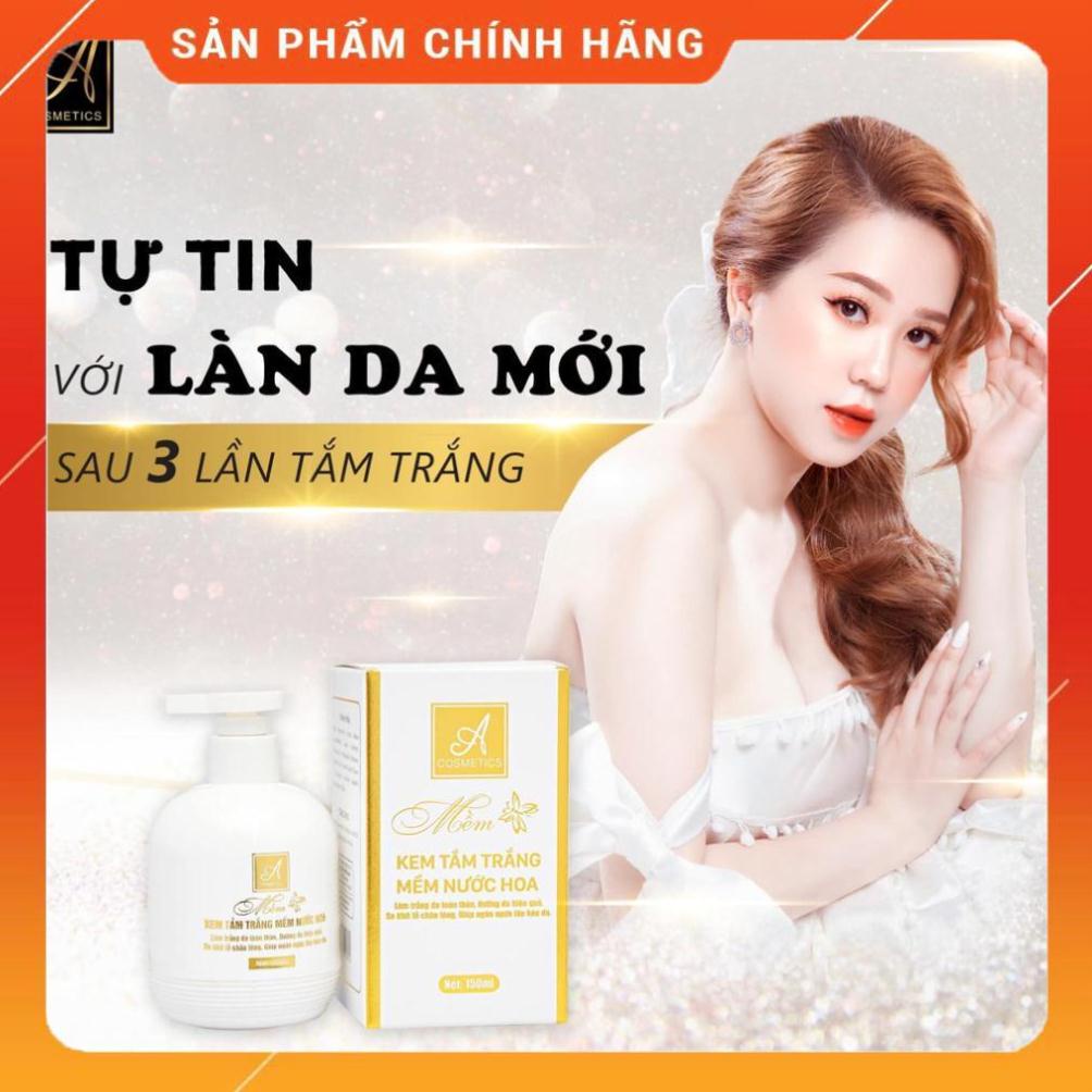 Kem Tắm Trắng Mềm nước hoa, 150ml,làm trắng da, dưỡng ẩm