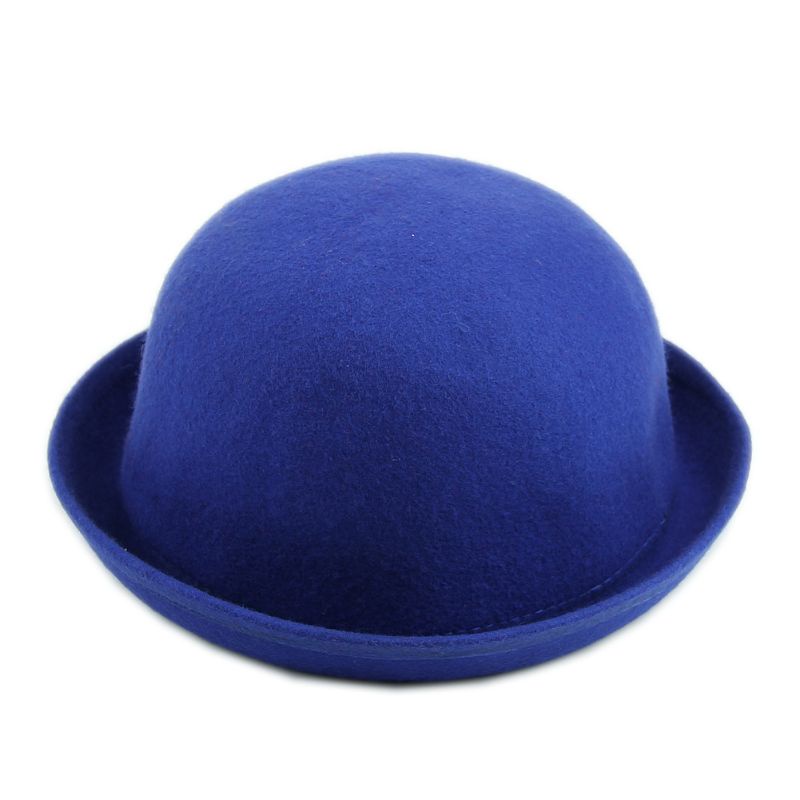 Mũ Bowler Derby Bằng Len Phong Cách Vintage Cho Nam Và Nữ