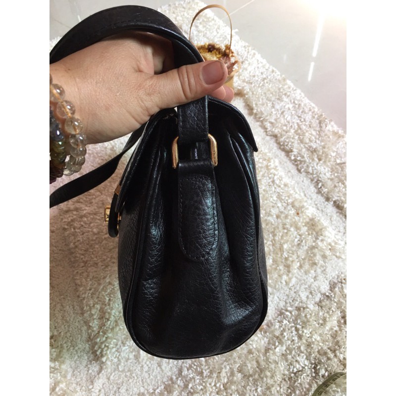 Túi si hiệu y hình da thật