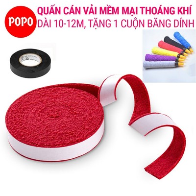 Cuộn quấn cán vải cầu lông (1 cuộn lớn) thoáng khí, thoát mồ hôi, mềm mại POPO Collection