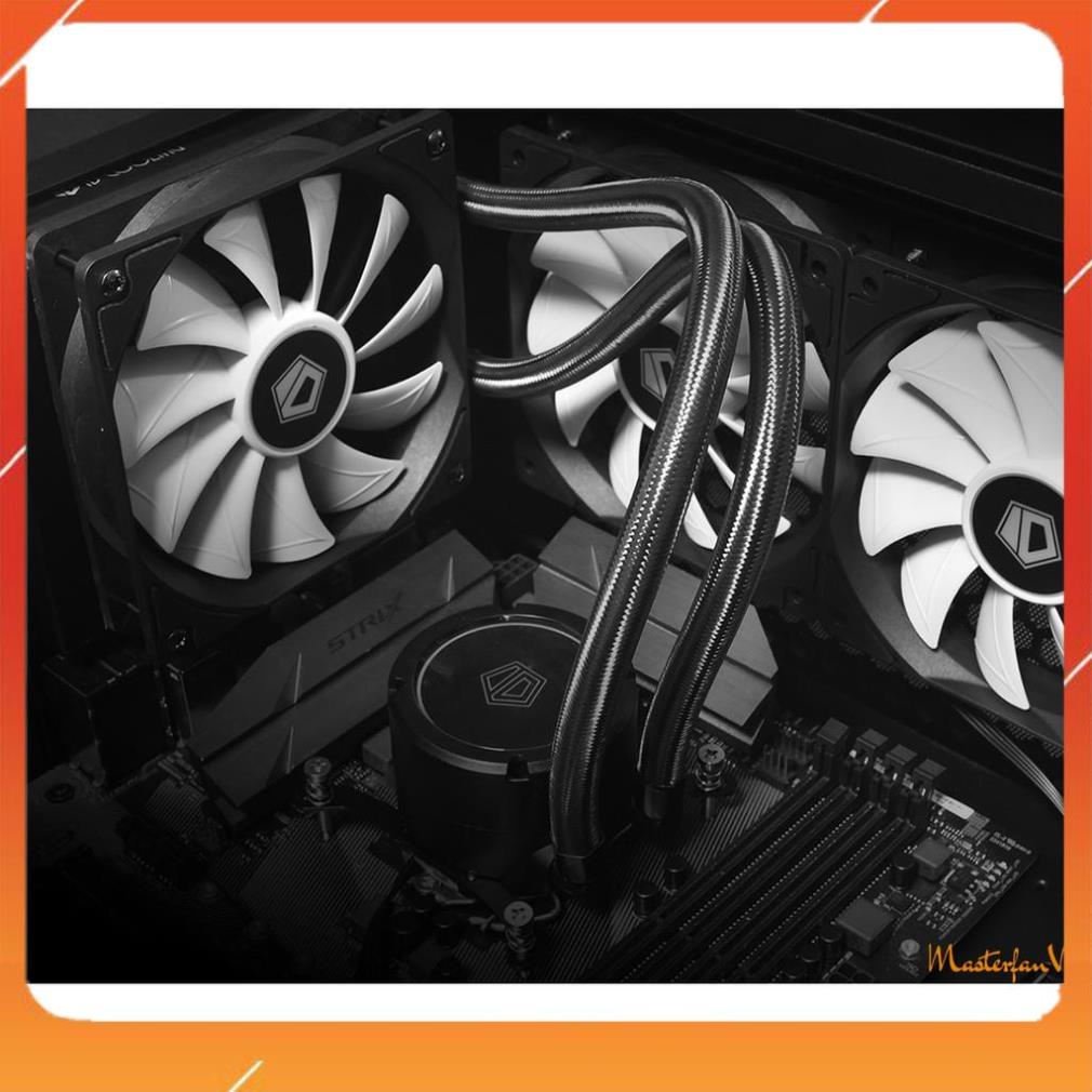 Quạt fan case 12CM ID-COOLING XF-12025 - Quạt tản nhiệt 4pin điều tốc PWM sức gió lớn, chống ồn