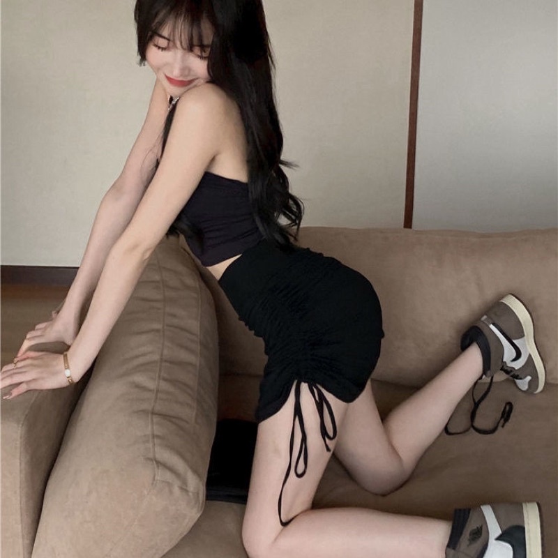 SÉT HAI MÓN CHÂN VÁY ÔM BODY KÈM ÁO DÂY XINH CỰC XINH VL6