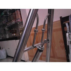 Khung võng xếp inox chân đế vuông | BigBuy360 - bigbuy360.vn