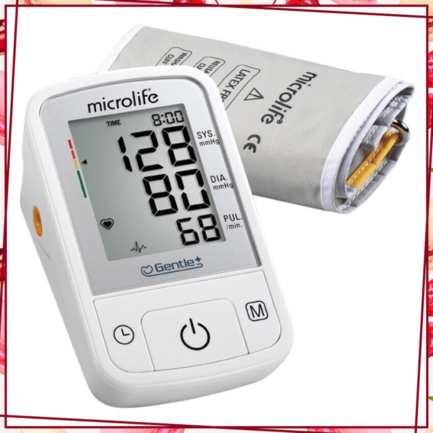 (Giá Không Tưởng) Dụng cụ Máy đo huyết áp Microlife A2 Basic (Trắng)