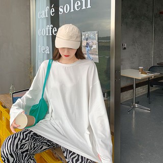 Áo tay dài form rộng freesize - trơn