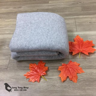 Chăn nỉ văn phòng màu xám - chăn mền cá nhân