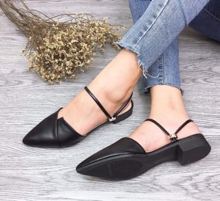 Giày Sục Nữ Dây Mũi Nhọn 3P