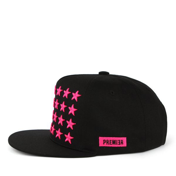 Nón hiphop 28STAR COTTON black/pink