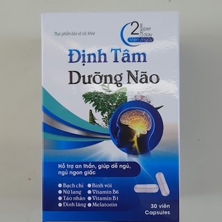 Dưỡng tâm an thần định tâm dưỡng não - giấc ngủ vàng hd - hộp 30 viên