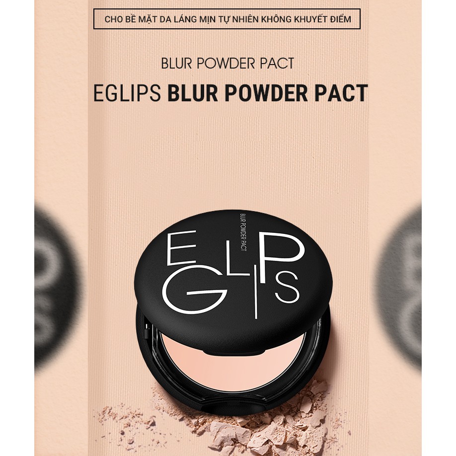 Phấn Phủ Sáng Da Eglips Glow Powder Pact 9g