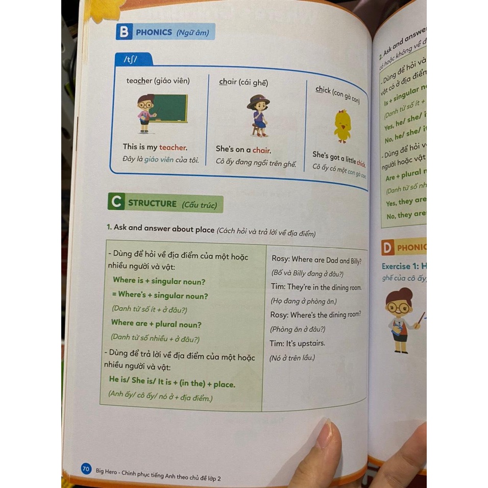 Sách - Big Hero Chinh phục tiếng anh theo chủ đề lớp 2 ( Megabook )