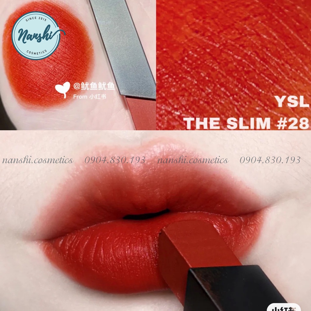Son Thỏi YSL Rouge Pur Couture The Slim 28-32-301 2022