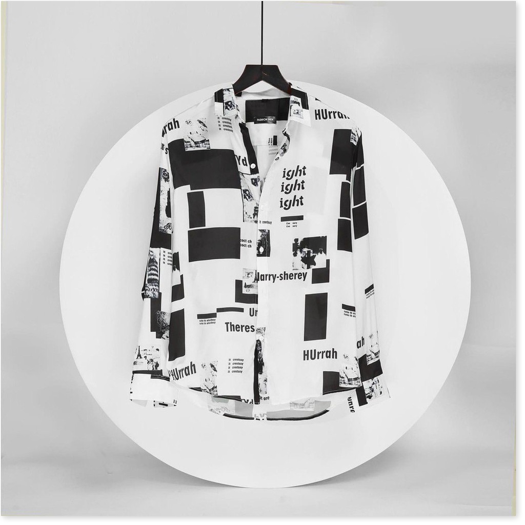 Áo sơ mi nam dài tay vải lụa kate mềm mịn  Thiết kế hot trend mới 2020 HP