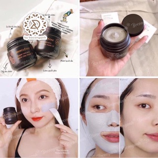 [Chính hãng]  Mặt nạ đất sét innisfree volcanic pore clay mask 2x