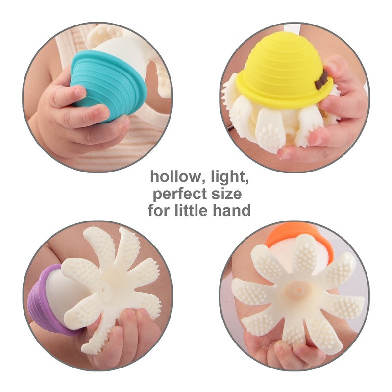 [CHÍNH HÃNG MOMBELLA] GẶM NƯỚU SILICONE BẠCH TUỘC MB-101