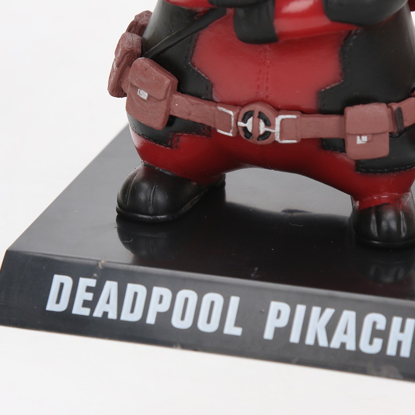 Mô hình đồ chơi deadpool pikachu 13.5cm bằng PVC trang trí