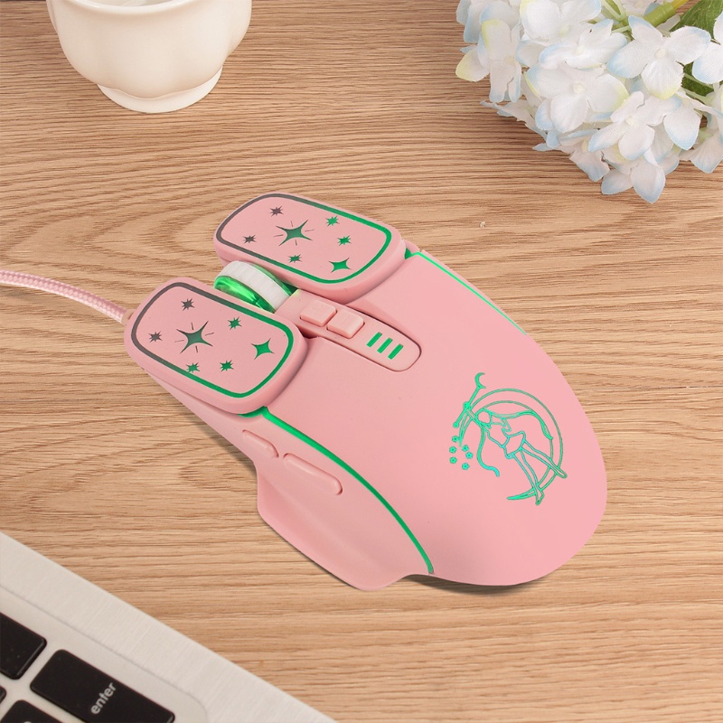 Chuột Quang Có Dây 7200DPI btsg Dùng Để Chơi Game