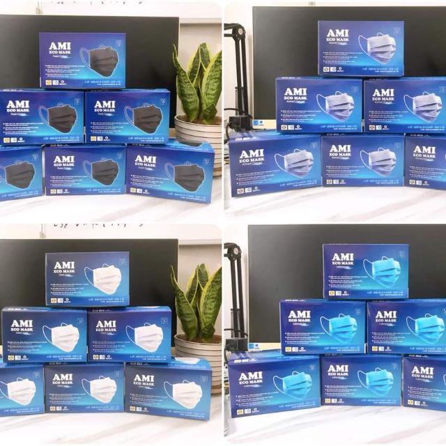 [CHÍNH HÃNG] Khẩu Trang Y Tế AMI Hộp 50 chiếc - 4 lớp kháng khuẩn . Có Giấy Kiểm Định Của Bộ Y Tế . | BigBuy360 - bigbuy360.vn