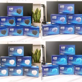 [CHÍNH HÃNG] Khẩu Trang Y Tế AMI Hộp 50 chiếc - 4 lớp kháng khuẩn . Có Giấy Kiểm Định Của Bộ Y Tế .