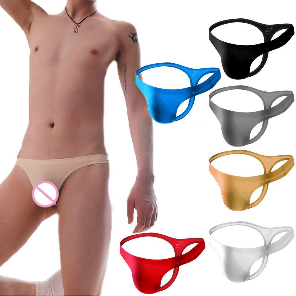 Quần Lót Lụa Lạnh Không Đường May Quyến Rũ Cho Nam