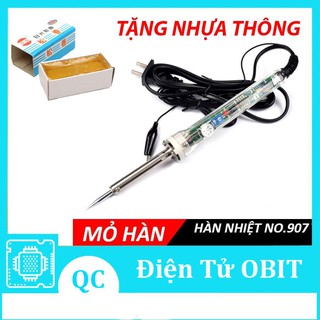 Mỏ hàn chì điều chỉnh nhiệt độ 907 60w tặng một nhựa thông